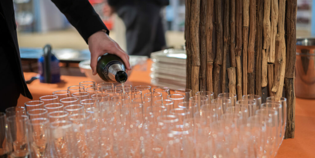Cocktail service champagne