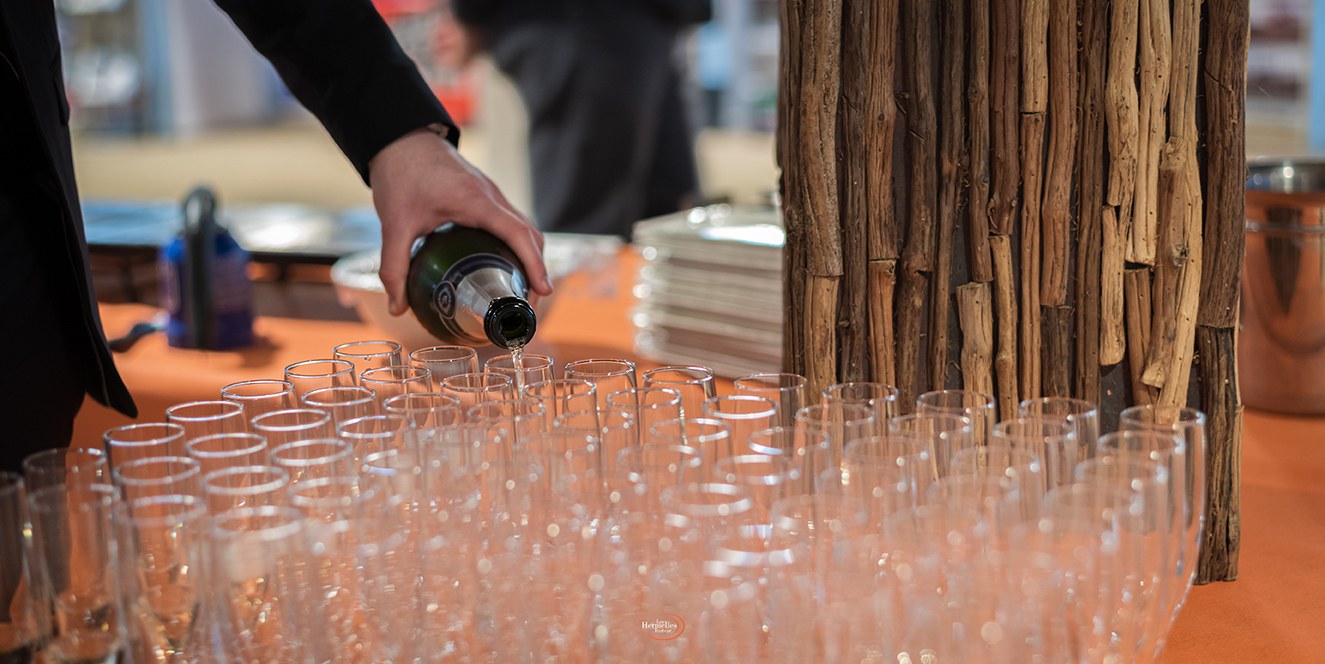 Cocktail service champagne