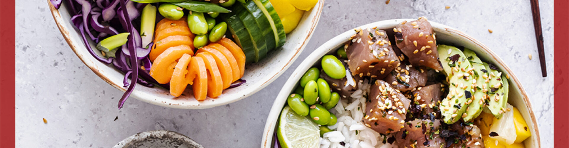 atelier asiatique poke bowl, sashimis, grillades pour mariage ou événement, par les Hermelles Traiteur à St Malo, Dinard, Dinan